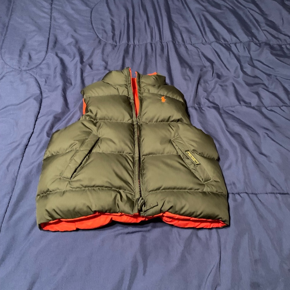 Toddler Polo reversible puffer vest